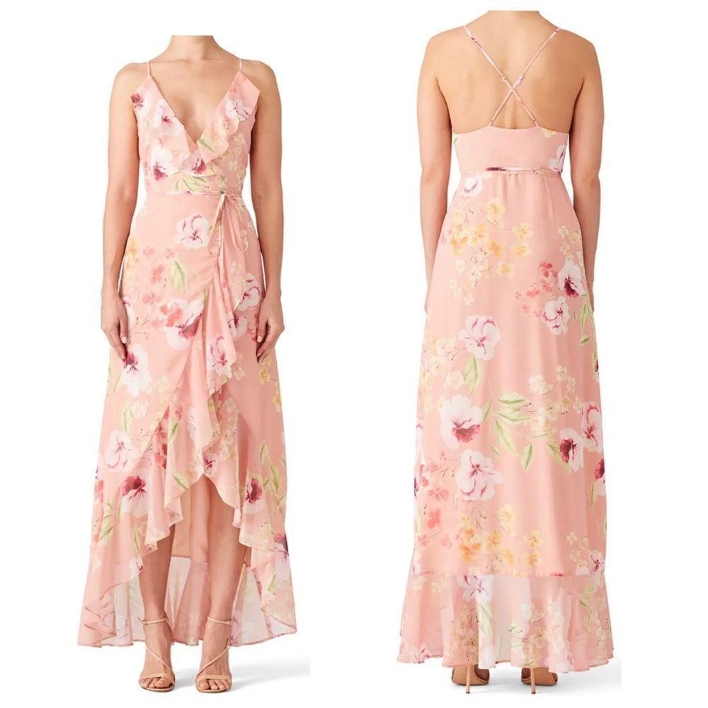 YUMI KIM Floral Meadow Wrap Maxi Dress